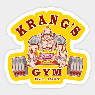 Krang's Gym Sticker